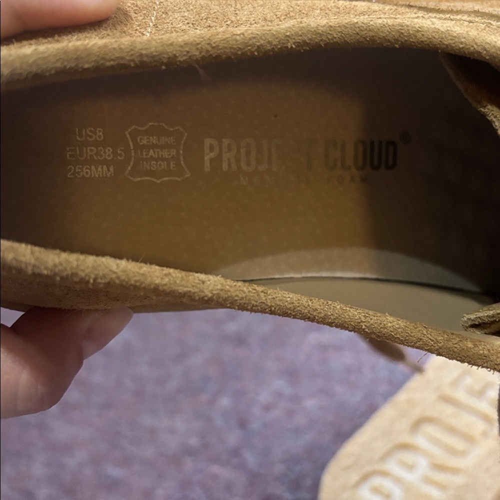 Project Cloud Wally Chunky Genuine Suede Shoes - Picture 6 of 6